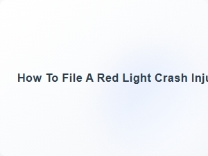 How to File a Red Light Crash Injury Claim in Arkansas